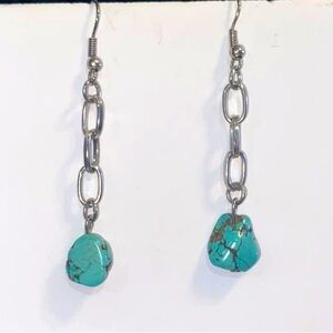Turquoise dangle earrings